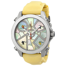 Jacob & Co. Jacob and Company Five Time Zone Diamond Multi-Colored Pastel Dial Unisex Watch JCM118DA