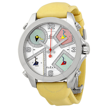 Jacob & Co. Jacob and Company Five Time Zones Mother of Pearl Diamond Dial Unisex Watch JCM24DA