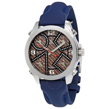 Jacob & Co. Jacob & Co Five Time Zone Brown Carbon Fiber Dial Men's Watch JCM-98DA