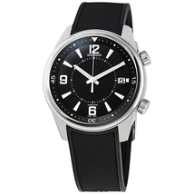 Jaeger LeCoultre Polaris Date Black Dial Automatic Men's Rubber Watch Q9068670