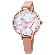 Kate Spade Metro Crystal Mother of Pearl Dial Ladies Watch KSW1302