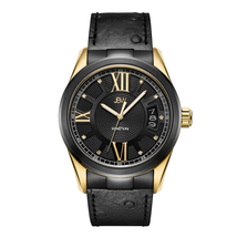 JBW Bond Quartz Diamond Black Dial Men's Watch J6372A