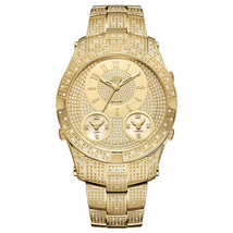 JBW Men's Jet Setter III 1.18 ctw Diamond 18k gold-plated stainless-steel Watch J6348A