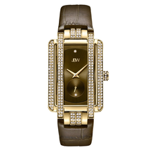JBW Mink Quartz Diamond Crystal Brown Dial Ladies Watch J6358L-A