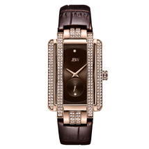 JBW Mink Quartz Diamond Crystal Brown Dial Ladies Watch J6358L-B