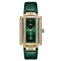 JBW Mink Quartz Diamond Crystal Green Dial Ladies Watch J6358L-E