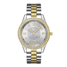 JBW Mondrian Silver Diamond Dial Two-tone Stainless Steel Ladies Watch J6303G