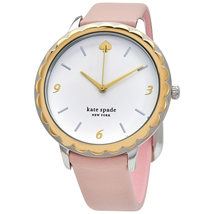Kate Spade Morningside Blush Quartz White Dial Ladies Watch KSW1507