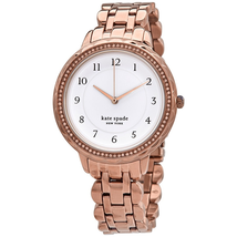 Kate Spade New York Morningside Quartz Crystal White Dial Ladies Watch KSW1552
