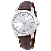 Longines Conquest Silver Dial Men's Watch L3.759.4.76.5