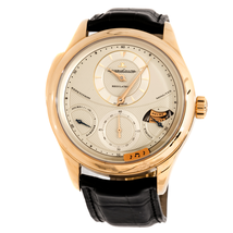 Jaeger LeCoultre Master Grand Tradition 18kt Yellow Gold Black Leather Men's Watch Q5011410