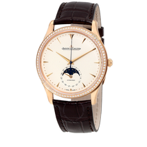 Jaeger LeCoultre Master Ultra Thin Automatic Diamond Rose Gold Men's Watch Q1362501