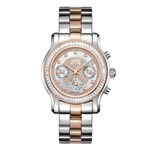 JBW Laurel Silver Multi-Function Diamond Dial Two-tone Steel Bracelet Ladies Watch J6330D