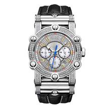 JBW Men's 10 YR Anniversary Phantom 1.96 ctw Diamond & Chronograph Watch JB-6215-10A