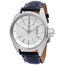 JBW Rook Silver Dial Blue Leather Men's Watch J6287E