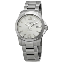 Longines Conquest Automatic Silver Dial Men's Watch L3.777.4.76.6
