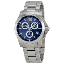 Longines Conquest Chronograph Blue Dial Men's Watch L37024966