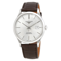 Longines Record Automatic Sunray Silver Dial Men's Watch L28214722 L2.821.4.72.2