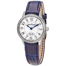 Jaeger LeCoultre Rendez-Vous Silvered Grey Dial Ladies Diamond Watch 3408530
