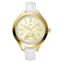 JBW Aria Gold-tone Case Gold-tone Diamond Dial Ladies Watch J6309A