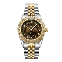 JBW Carina Quartz Diamond Crystal Brown Dial Ladies Watch J6368E