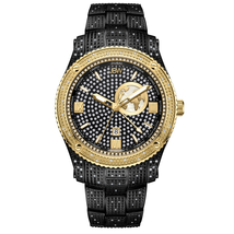JBW Jet Setter GMT Quartz Black Dial Men's Watch J6370C