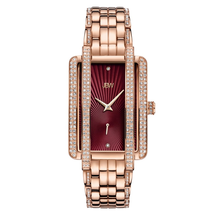JBW Mink Quartz Diamond Red Dial Ladies Watch J6358F