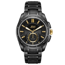 JBW Prince Quartz Diamond Black Dial Men's Watch J6371C