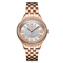 JBW Women's Plaza Oval Diamond 18K Rose Gold-Plated Watch & Band Set J6366C J6366-SetC