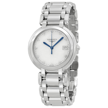 Longines Primaluna White Dial Diamond Stainless Steel Ladies Watch L8.114.4.87.6