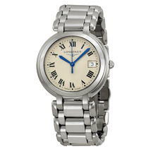Longines PrimaLuna White Dial Stainless Steel Ladies Watch L81144716 L8.114.4.71.6