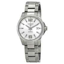 Longines Conquest Automatic Silver Dial Men's Watch L3.776.4.76.6