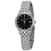 Longines Flagship Black Dial Diamond Ladies Watch L4.274.4.57.6