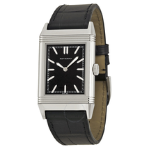 Jaeger LeCoultre Jaeger Le Coultre Reverso Grande Ultra Thin Black Dial Leather Men's Watch Q2788570
