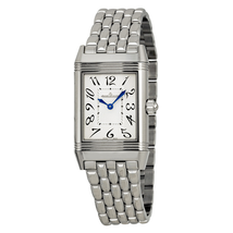 Jaeger LeCoultre Reverso Duetto Silver Dial Stainless Steel Ladies Watch Q2568102