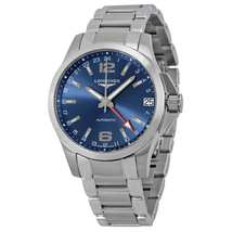 Longines Conquest GMT Automatic Blue Dial Men's Watch L3.687.4.99.6