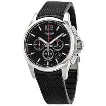 Longines Conquest V.H.P. Perpetual Chronograph Quartz Black Dial Men's Watch L37274569