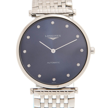 Longines La Grande Automatic Diamond Blue Dial Unisex Watch L4.908.4.97.6