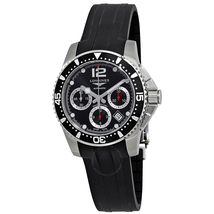 Longines HydroConquest Chronograph Black Dial Men's Watch L37444562
