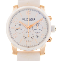 Montblanc TIMEWALKER 18kt Rose Gold White Dial Unisex Watch MONTBLANC 104669