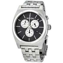 Nixon Nixon The Time Teller Chronograph Quartz Black Dial Watch A9722348-00 A9722348-00