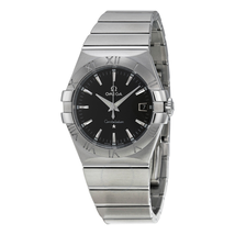 Omega Constellation 09 Quartz Black Dial Men's Watch 123.10.35.60.01.001
