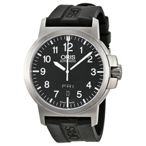 Oris BC3 Automatic Black Dial Black Rubber Men's Watch 735-7641-4164RS 01 735 7641 4164-07 4 22 05