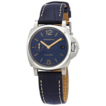 Panerai Luminor Due Blue Sun Brushed Titanium Automatic Men's Watch PAM00926