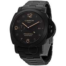 Panerai Tuttonero Luminor GMT Automatic Black Dial Men's Watch PAM01438