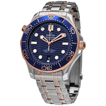 Omega Diver 300M Automatic Chronometer Blue Dial Men's Watch 210.20.42.20.03.002