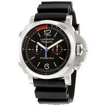 Panerai Luminor 1950 3 Day Chrono Flyback Regatta Black Dial Men's Watch PAM00526