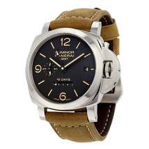Panerai Luminor 1950 10 Days GMT Black Dial Men's Watch PAM00533