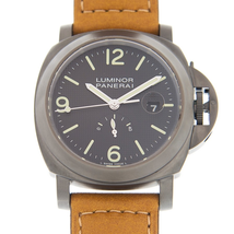 Panerai Luminor Power Reserve PVD Automatic Black Dial Men's Watch PAM00028