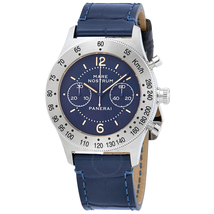 Panerai Mare Nostrum Acciaio Chronograph Blue Dial Men's Watch PAM00716